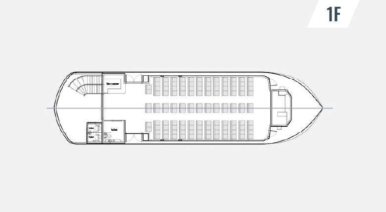 Sea Friend 7の船内図1階