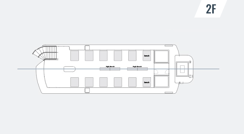 Sea Friend 7の船内図2階